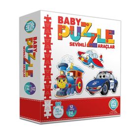 Circle Toys Sevimli Araçlar Baby Puzzle