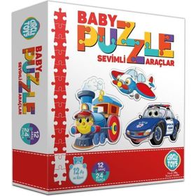 Circle Toys Sevimli Araçlar Baby Puzzle
