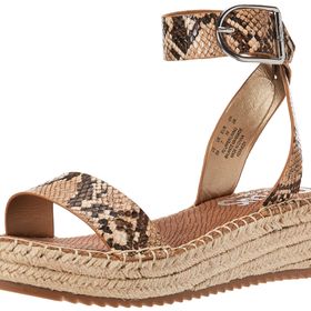 Circus by Sam Edelman Kennedy Boz Kahverengi Yılan Baskısı Kadın Sandalet