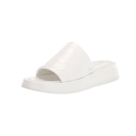 Circus by Sam Edelman Latasha Slide Parlak Beyaz Kadın Sandalet