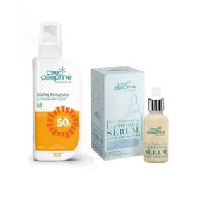 Cire Aseptine 200 ml 50SPF Güneş Kremi+Gözenek Sıkılaştırıcı 30 ml Serum