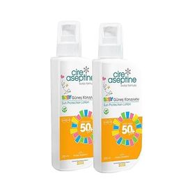 Cire Aseptine Baby SPF50 2x200 ml Güneş Koruyucu Losyon