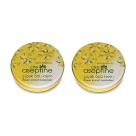 Cire Aseptine Çiçek Özlü 2x150 ML Teneke Kutu Krem