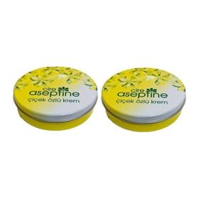 Cire Aseptine Çiçek Özlü 2x150 ML Teneke Kutu Krem