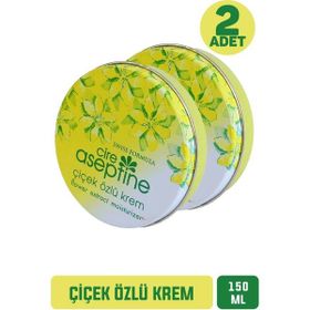Cire Aseptine Çiçek Özlü 2x150 ML Teneke Kutu Krem