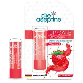 Cire Aseptine Çilek Aromalı Renkli 4,5 gr Dudak Bakım Kremi