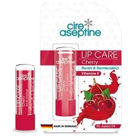Cire Aseptine Kiraz Aromalı Renkli 4,5 gr Dudak Bakım Kremi