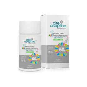 Cire Aseptine Mineral Filtreli Hassas SPF50 50 ml Bebek Güneş Kremi