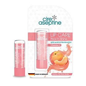 Cire Aseptine Peach Shine Nemlendirici Işıltılı Dudak Bakım Kremi