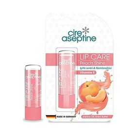 Cire Aseptine Peach Shine Nemlendirici Işıltılı Dudak Bakım Kremi