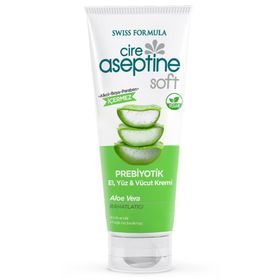 Cire Aseptine Soft 75 ml Aloe Vera Özlü Rahatlatıcı Besleyici Prebiyotikli Krem