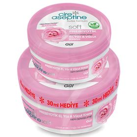 Cire Aseptine Soft Prebiyotik Gul Krem 100 ml+ 30 ml Krem
