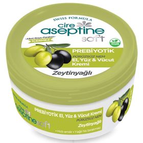 Cire Aseptine Soft Zeytinyağlı 200 ml Nemlendirici Pürüzsüzleştirici Prebiyotikli Krem