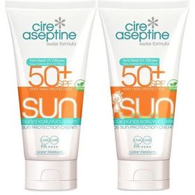 Cire Aseptine Sun Çocuk SPF50 2x150 ml Güneş Kremi