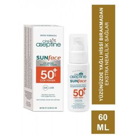 Cire Aseptine Sun SPF50 60 ML Yüz Güneş Koruyucu Losyon