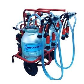 Çırpanbey Alüminyum Çift Güğümlü Çiftli Süt Sağım Makinesi
