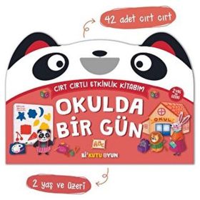 Cırt Cırtlı Etkinlik Kitabım – Okulda Bir Gün 2+ Yaş - Ayşenur Kurtuluş Peltek