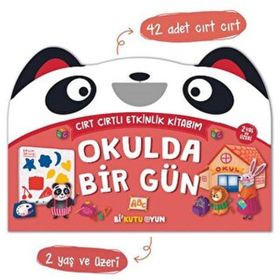 Cırt Cırtlı Etkinlik Kitabım – Okulda Bir Gün 2+ Yaş - Ayşenur Kurtuluş Peltek