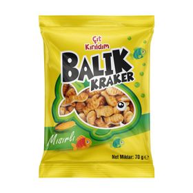 Çıt Kırıldım Balık 70 gr Mısırlı Kraker