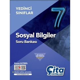 Çita Yayınları - 7. Sınıf Sosyal Bilgiler Soru Bankası