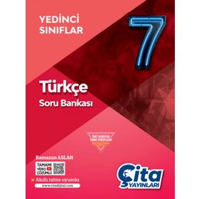 Çita Yayınları - 7. Sınıf Türkçe Soru Bankası