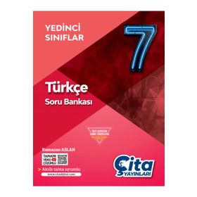 Çita Yayınları - 7. Sınıf Türkçe Soru Bankası