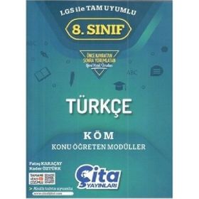 Çita Yayınları - 8. Sınıf Türkçe Konu Öğreten Modülleri