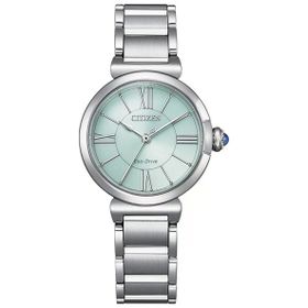 Citizen Em1070-83l Yeşil Gümüş Çelik Kadın Kol Saati