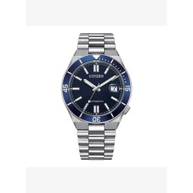 Citizen Gts Mechanical Nj0230-59l Lacivert Gümüş Çelik Erkek Kol Saati
