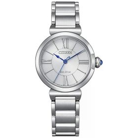 Citizen Lds Elegance Em1070-83a Beyaz Gümüş Çelik Kadın Kol Saati