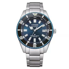 Citizen NB6026-56L Promaster Fujitsubo Mavi Gümüş Titanyum Erkek Kol Saati