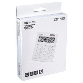 Citizen SDC-812NRWHE Beyaz Hesap Makinesi