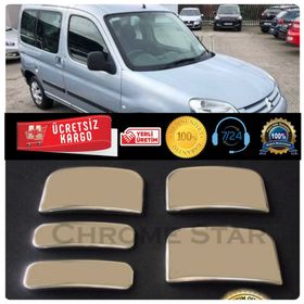 Citroen Berlingo 1996 2008 5 Prç Paslanmaz Çelik Krom Kapı Kolu