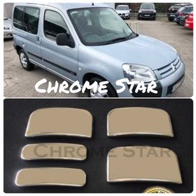 Citroen Berlingo 1996 2008 5 Prç Paslanmaz Çelik Krom Kapı Kolu