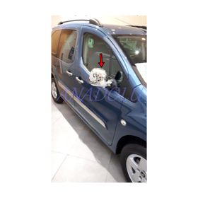 Citroen Berlingo 2008-2012 Paslanmaz Çelik Krom 2 Parça Ayna Kapağı