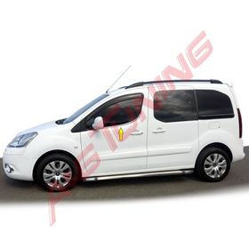 Citroen Berlingo 2008 Üzeri Paslanmaz Çelik 2 Parça Krom Cam Çıtası
