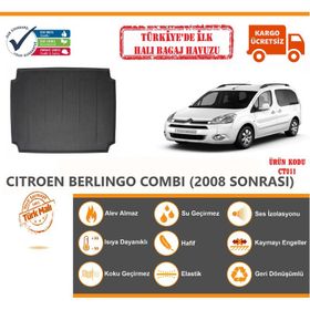Citroen Berlingo Combi 2008-2019 Halı Bagaj Havuzu
