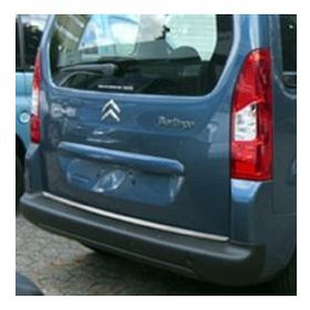 Citroen Berlingo Formlu 2008 Üzeri Paslanmaz Çelik Krom Bagaj Alt Çıtası