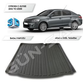Citroen C-elysee 2012 Sonrası 3D Havuzlu Üniversal Oto Paspas