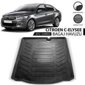 Citroen C-elysee 2012 Ve Sonrası 3d Bagaj Havuzu
