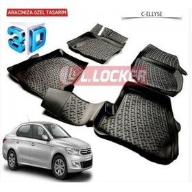Citroen C-elysee 2013 Sonrası 3D Havuzlu Paspas