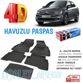 Citroen C-Elysee 4D Havuzlu Paspas