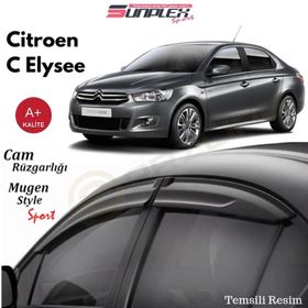 Citroen C elysee Mügen Cam Rüzgarlığı