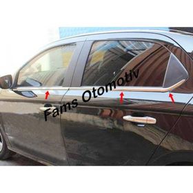 Citroen C-Elysee P.Çelik 2012 Üzeri 6 Parça Krom Cam Çıtası