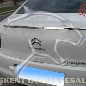 Citroen C Elysee Paslanmaz Çelik Krom Bagaj Çıtası
