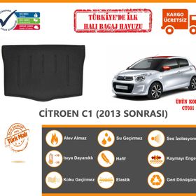 Citroen C1 2013 Sonrası Halı Bagaj Havuzu