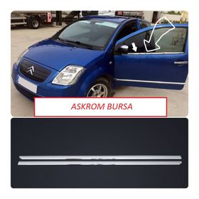 Citroen C2 2003-2009 2 Parça Krom Cam Çıtası