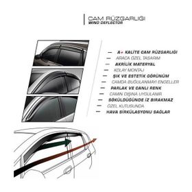 Citroen C3 2003-2009 Mugen Cam Rüzgarlığı