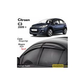 Citroen C3 2009 Mugen Cam Rüzgarlığı