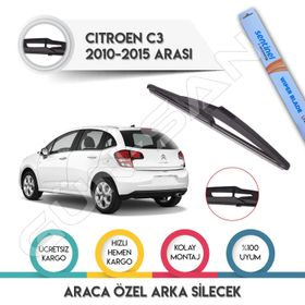 Citroen C3 2010 2015 Arka Silecek